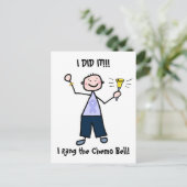 Carte Postale Chemo Bell - Cancer général Homme (Debout devant)