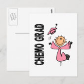 Carte Postale CHEMO rose GRAD 1 (Cancer du sein) (Devant / Derrière)