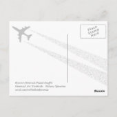 Carte postale Chemtrails Recherche Pologne (Dos)