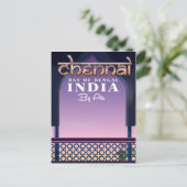 Carte Postale Chennai, Baie du Bengale dans l'est de l'Inde (Debout devant)