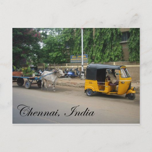 Carte Postale Chennai, Inde (Devant)