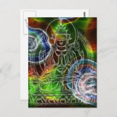 Carte Postale Chenrezig Énergie (Devant / Derrière)