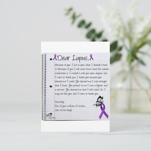 Carte Postale Cher Lupus.. (Debout devant)