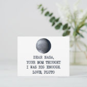 Carte Postale Cher Nasa Love Pluto (Debout devant)