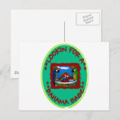 CARTE POSTALE CHERCHE UNE BAHAMA BABE (Devant / Derrière)