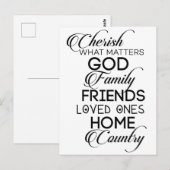 Carte Postale Chercher ce qui compte (Devant / Derrière)