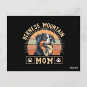 Carte Postale Chercher ton amour : Bernese Mountain Dog Maman (Dos)