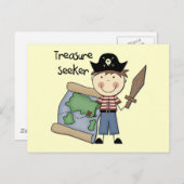 Carte Postale Chercheur de trésors - T-shirts et cadeaux pour ga (Devant / Derrière)