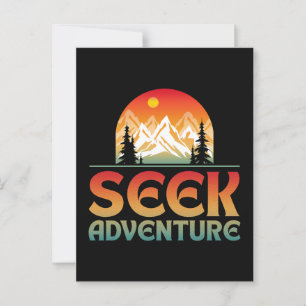 CARTE POSTALE CHERCHEZ L'AVENTURE