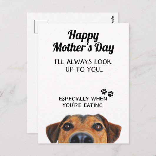 Carte Postale Cherchez Sur Vous Funny Mothers Day PostCard De Ch (Devant / Derrière)