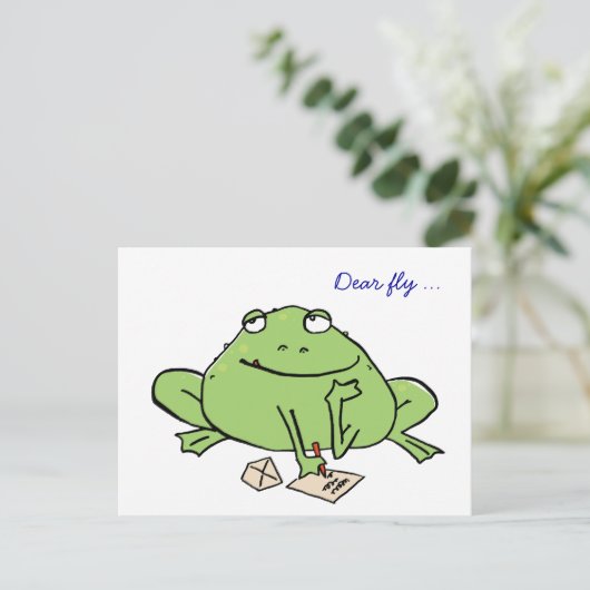 Carte Postale chère sorcière papier (Debout devant)