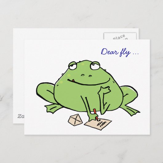 Carte Postale chère sorcière papier (Devant / Derrière)