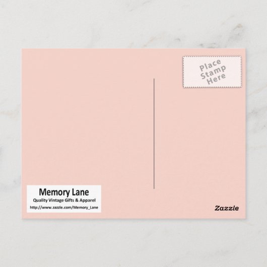 Carte Postale Chéri (Dos)