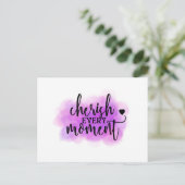 Carte postale "Cherish each Moment" (Debout devant)