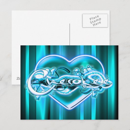 Carte Postale Cherokee (Devant / Derrière)