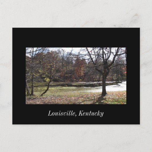 Carte postale Cherokee Park Louisville Kentucky (Devant)