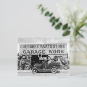 Carte Postale Cherokee Parts Store, 1936 (Debout devant)