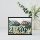 Carte Postale Cherokee Pass Montagnes Rocheuses (Debout devant)