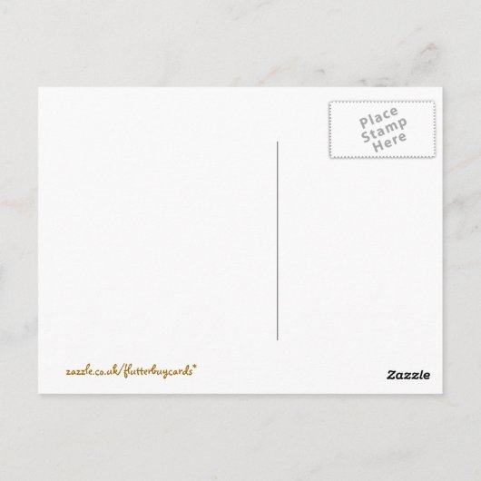 CARTE POSTALE CHERRY BLOSSOM (Dos)