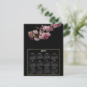 Carte Postale Cherry Blossom Branch 2015 Calendrier (Debout devant)