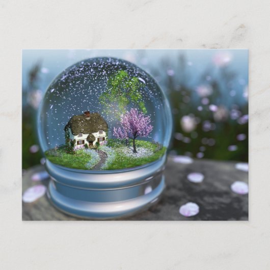 Carte postale Cherry Blossom Globe (Devant)
