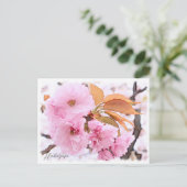 Carte Postale Cherry Blossom "Hanagasa" (Debout devant)