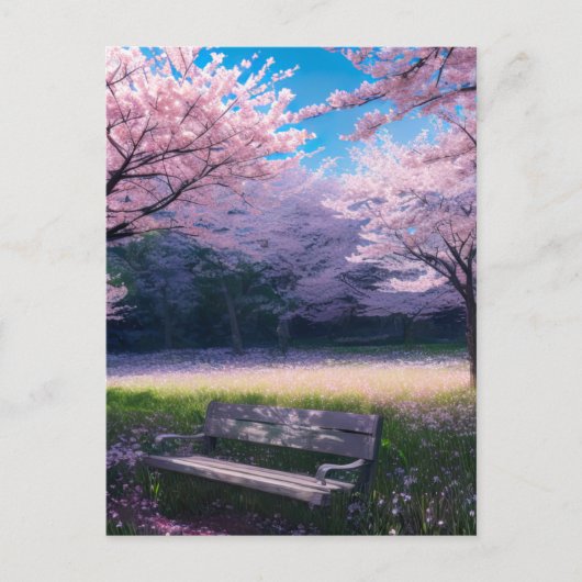 Carte Postale Cherry Blossom Park (Devant)