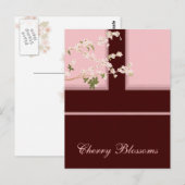 Carte postale Cherry Blossoms (Devant / Derrière)