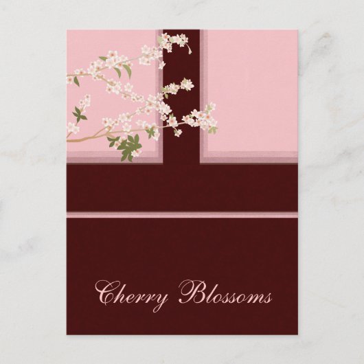 Carte postale Cherry Blossoms (Devant)