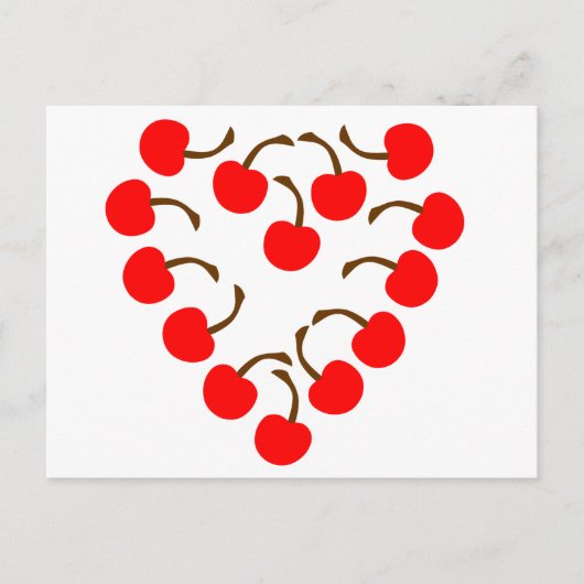 Carte Postale Cherry Heart (Devant)