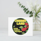 Carte Postale Cherry Land Door Comté Wisconsin (Debout devant)
