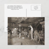 Carte Postale Cherry St. Garage vers 1925 (Devant / Derrière)