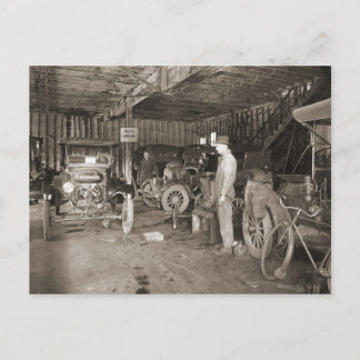 Carte Postale Cherry St. Garage vers 1925