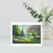 Carte Postale Cherry Tree High Park, (Debout devant)