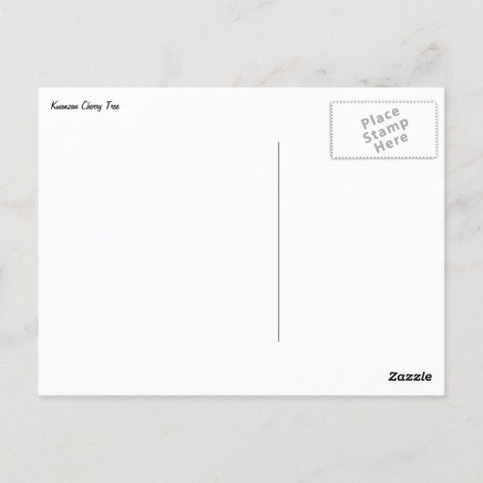 Carte Postale Cherry Tree I Spring Floral (Dos)