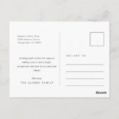 Carte Postale Chers classiques Nouvelle mariée Noël Photo de vac (Dos)