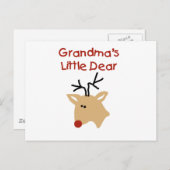 Carte Postale Chers tee-shirts et cadeaux de grand-mère (Devant / Derrière)