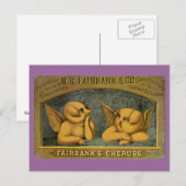 Carte postale Cherub Angel Pigs (Devant / Derrière)