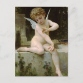 Carte Postale Cherub Avec Un Papillon (Devant)