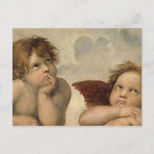 Carte Postale Chérubins Anges Raphaël