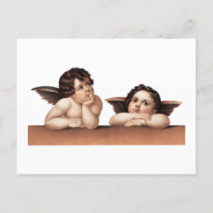 Carte Postale Cherubs après Raphael (1890).