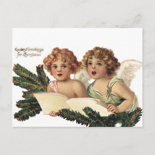 Carte Postale Cherubs chantent des chansons (Devant)