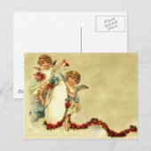 Carte Postale Cherubs victoriens (Devant / Derrière)