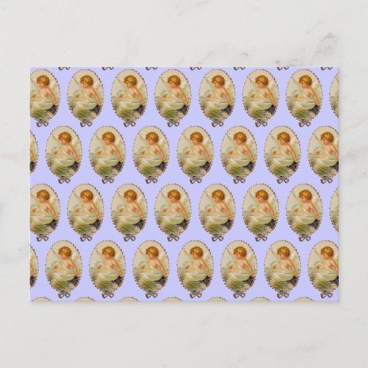 Carte Postale Cherubs vintages (Devant)
