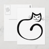 Carte Postale Cheshire Cat (Devant / Derrière)