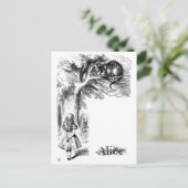 Carte Postale Cheshire Cat (Debout devant)