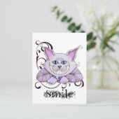 Carte postale Cheshire Chat (Debout devant)