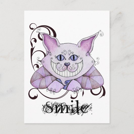 Carte postale Cheshire Chat (Devant)