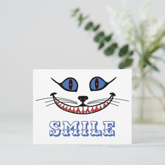 Carte Postale Cheshire Chat Smile (Debout devant)