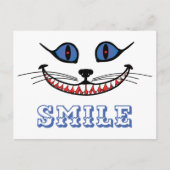 Carte Postale Cheshire Chat Smile (Devant)